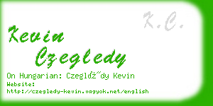 kevin czegledy business card